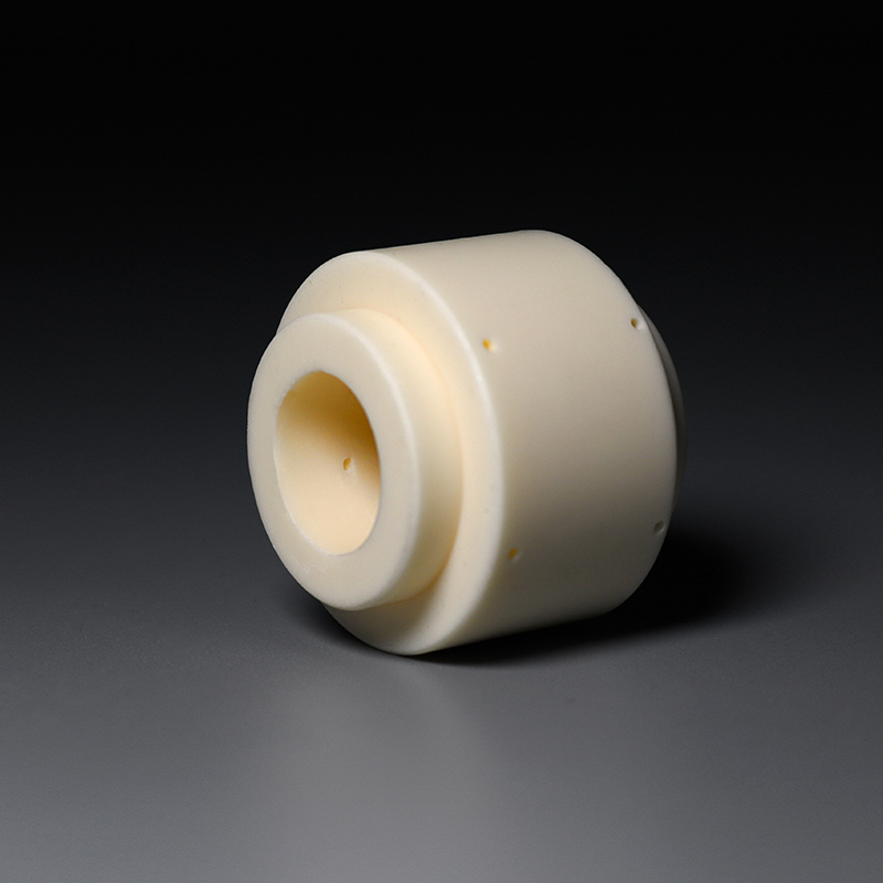 Ceramic shaft core bushing